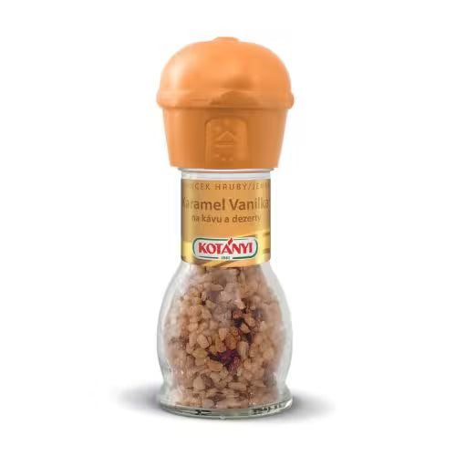Cukrová posýpka Mlynček Karamel-vanila 53g Kotányi