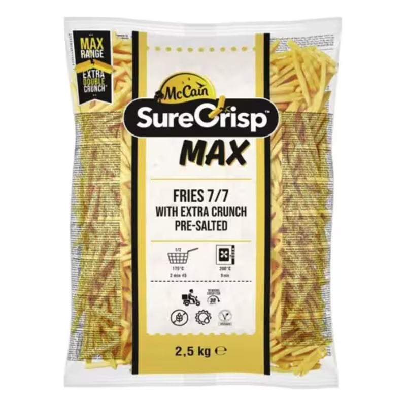 Mrazené Hranolky SureCrisp Max 7/7 2,5kg McCain