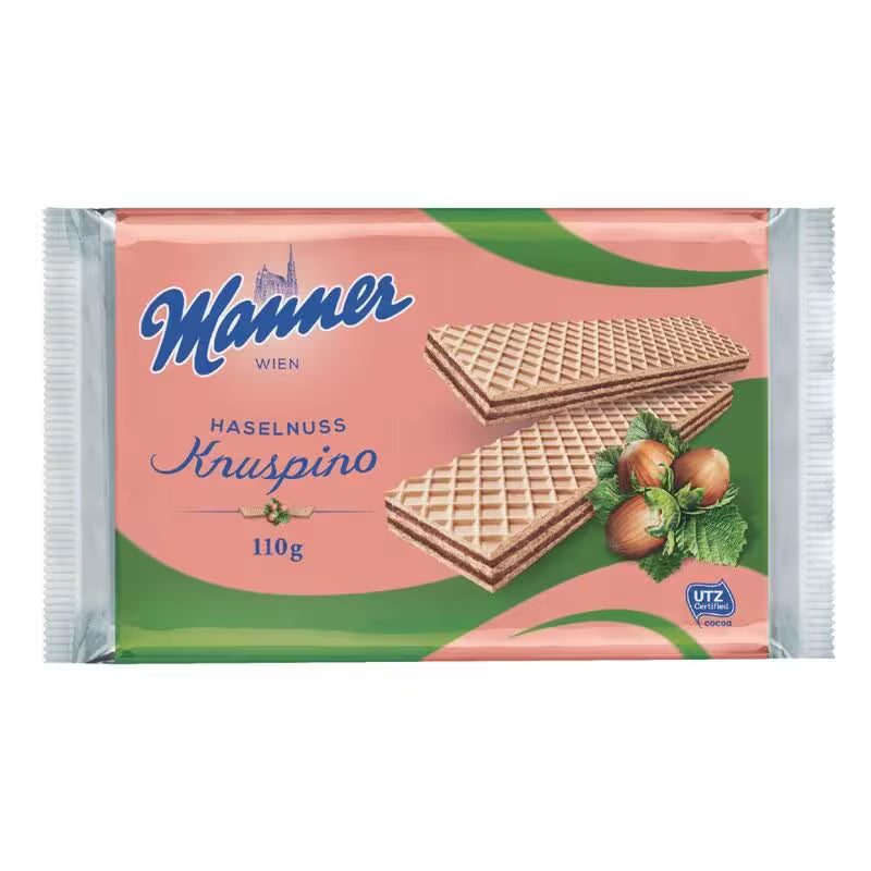 Manner Oblátky Knuspino Haselnuss 110g