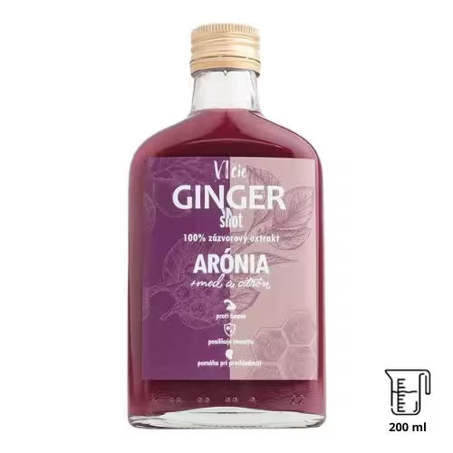 Ginger shot Arónia & Med 200ml Vlčie