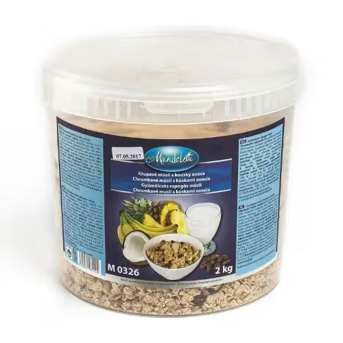 Müsli zapekané s kúskami ovocia 2kg Mandoletti