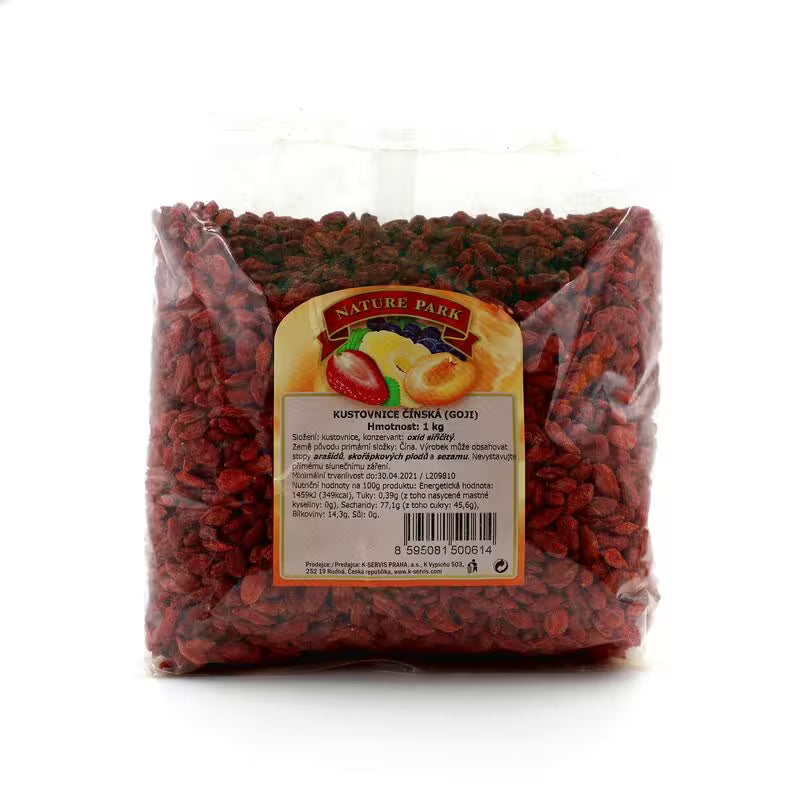 Kustovnica čínska goji sušená 1000g