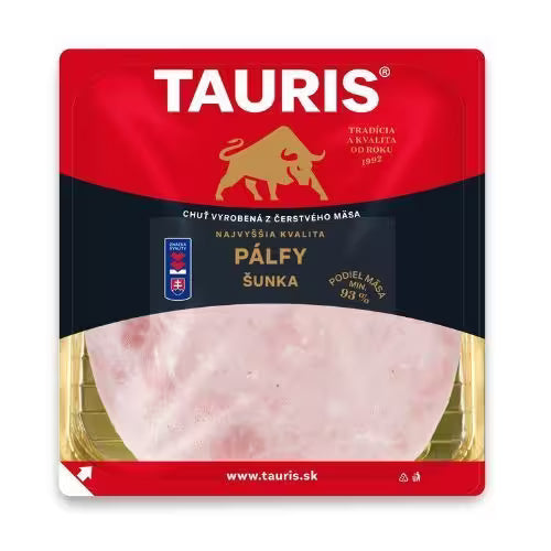 Šunka Bravčová Pálfy (93%) nárez 150g Tauris