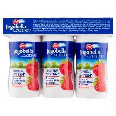 Jogur. nápoj Jogobella Jahoda 6x100g Zott