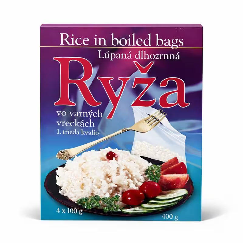 Ryža Dlhozrnná vo varných vreckách 400g Omega