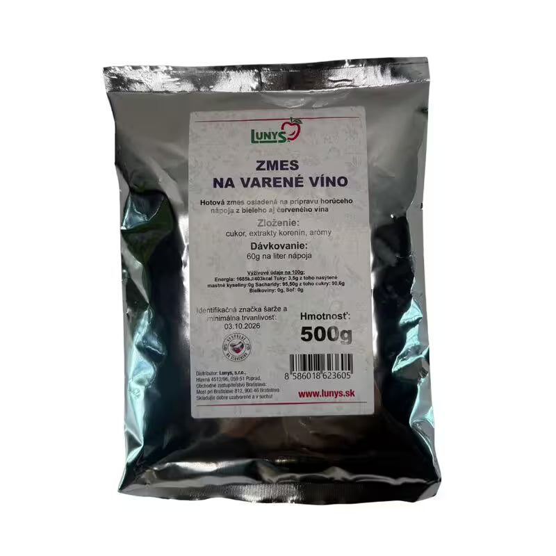 Zmes korenia na varené víno 500g Lunys