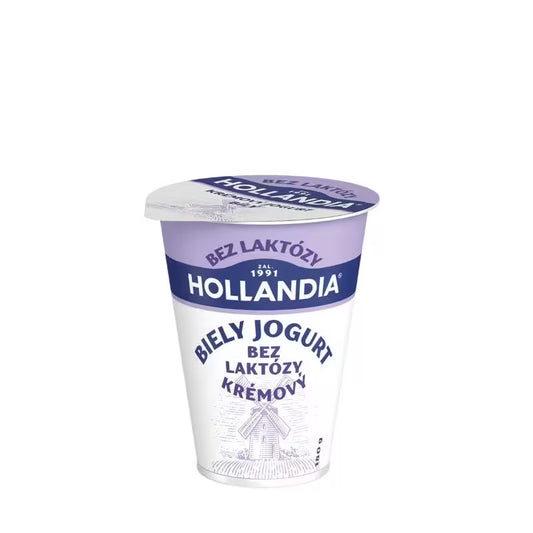 Jogurt bez laktózy biely 180g Hollandia