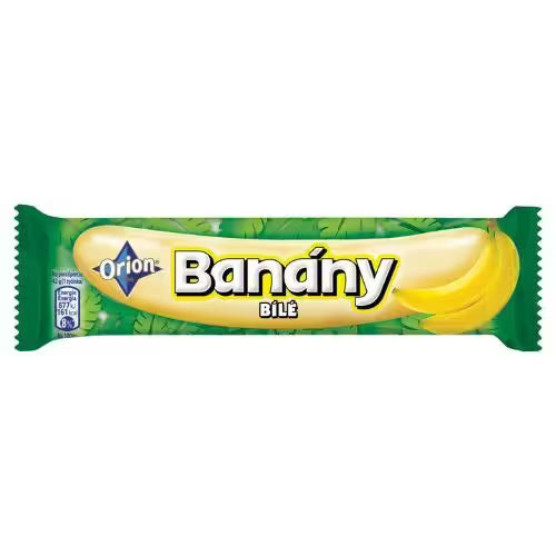 Banány v bielej čokoláde čokoláde 42g Orion