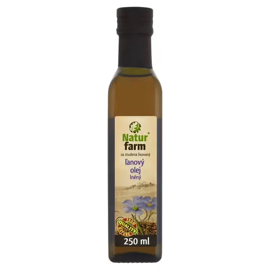 Olej ľanový 250ml Natur Farm