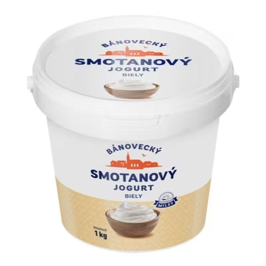 Milsy bánovecký smotanový jogurt biely 1kg