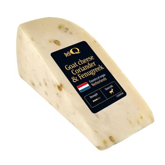 Syr kozí Koriander&Senovka grécka cca 140g Deli Q
