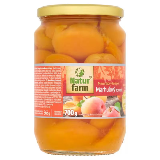 Kompót Marhule polené 700g Natur Farm