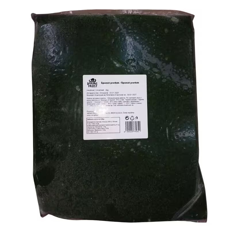 Mrazený Špenát pretlak  2,5kg Viking Frost