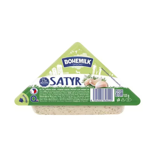 Syr Satyr s korením tzatziky 125g Bohemilk