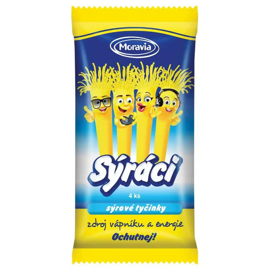 Syrové Tyčinky Sýráci 80g Moravia