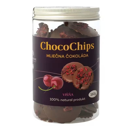 ChocoChips mliečna višňa 160g DP Chocolate