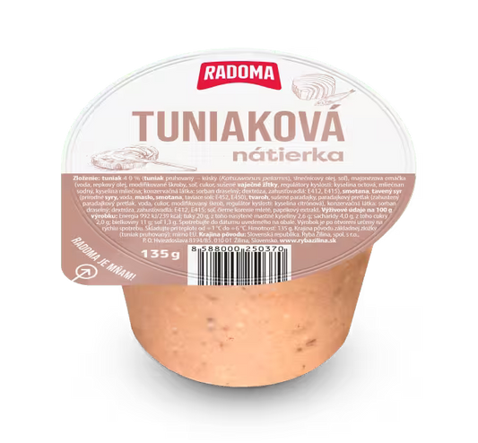 Nátierka Tuniaková 135g PRETO Radoma