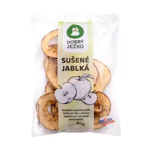 Jablká sušené 100g Dobrý Ježko