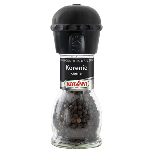 Korenie Čierne korenie Mlynček 36g Kotányi