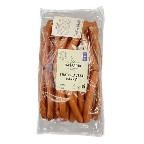 Párky Bratislavské cca 2kg Gašparík